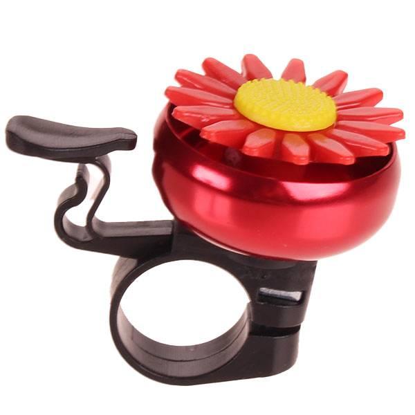 Bells | HBS Flower Bicycle Bell O22,2mm – Red Bells Bells