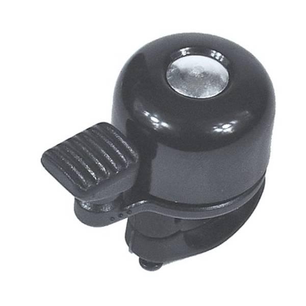 Bells | Mini Bicycle Bell Billy O25.4mm Clamp Gloss Black Bells Bells