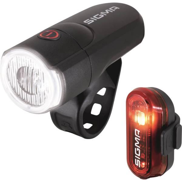 Bike Light Set | Aura 30 / Curve Lighting Set LED Batteries – Black Bicycle Lights Bike Light Set