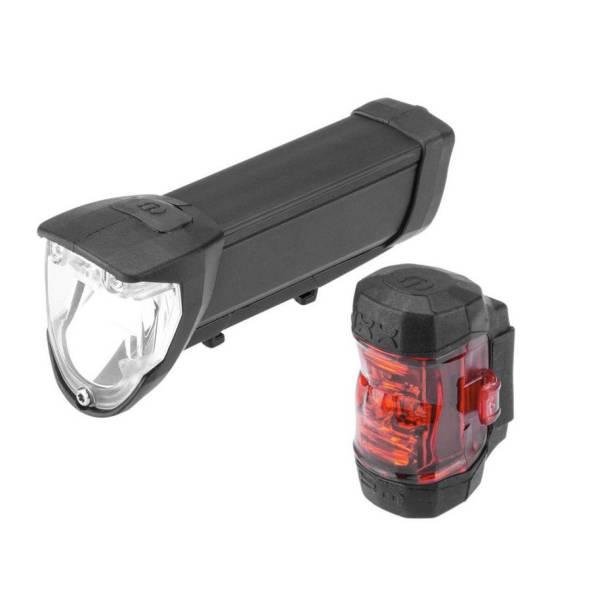 Bike Light Set | Busch & Muller Ixon Core Lighting Set Battery – Black Bicycle Lights Bike Light Set