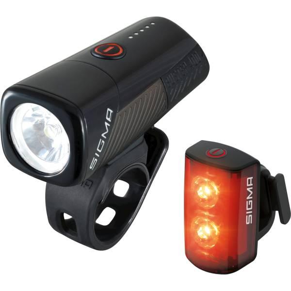 Bike Light Set | Buster 400 + Buster RL 80 Flash USB Light Set – Black Bicycle Lights Bike Light Set