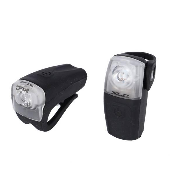 Bike Light Set | E016 Lighting Set LED Batteries – Black Bicycle Lights Bike Light Set