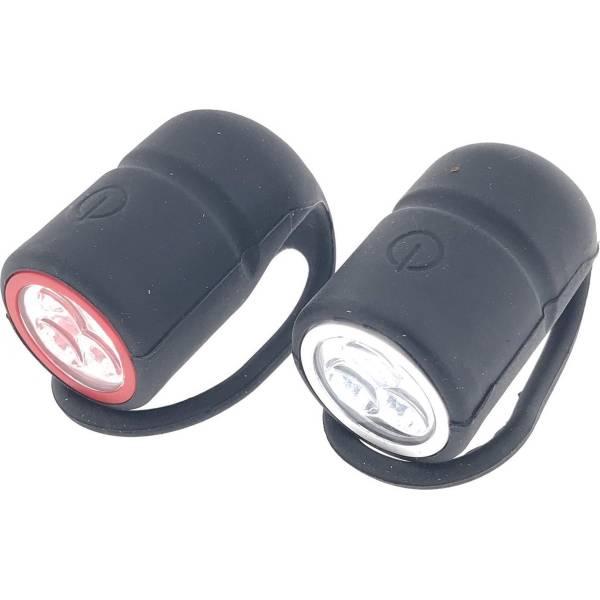 Bike Light Set | HBS Silicone Light Set – Black Bicycle Lights Bike Light Set