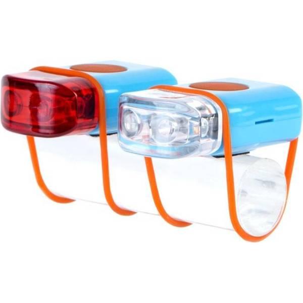 Bike Light Set | ingset Mini Stripties Incl. Batteries – Blue Bicycle Lights Bike Light Set