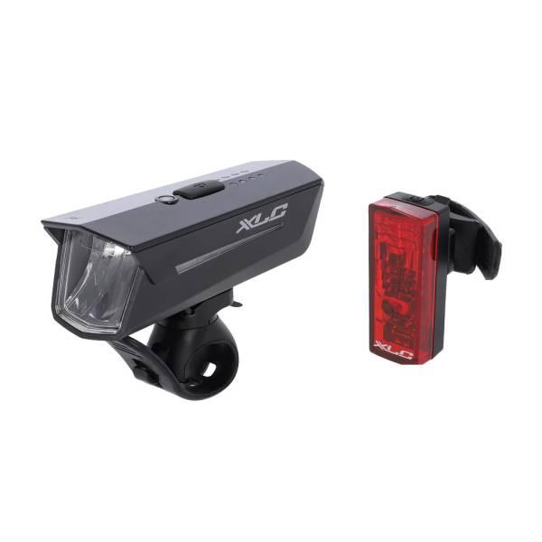 Bike Light Set | Proxima S24 Light Set LED Battery USB – Red/Black Bicycle Lights Bike Light Set