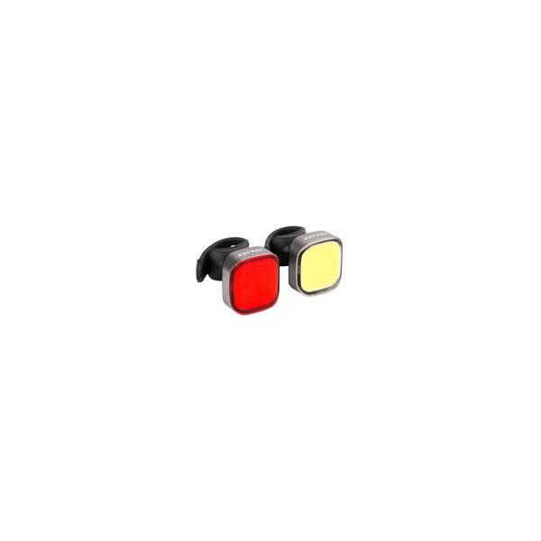 Bike Light Set | S.Light Lighting Set LED USB Battery – White/Red Bicycle Lights Bike Light Set