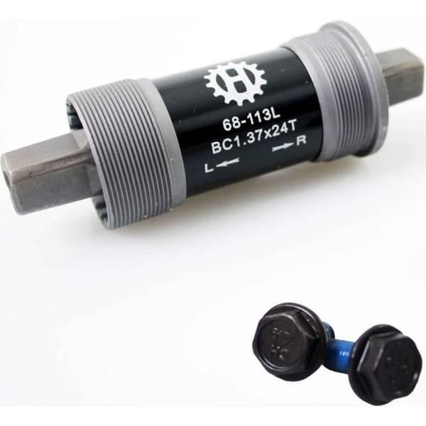 Bottom Bracket (Sport) | HBS Bottom Bracket BSA 68/113mm Steel Cups – Gray Bottom Bracket (Sport) Bottom Bracket (Sport)