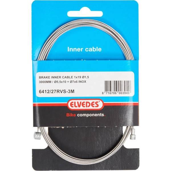 Brake Cable | Inner Cable-Brake Rear 2 Nipple 3mtr Inox 641227 Brakes (Sport) Brake Cable