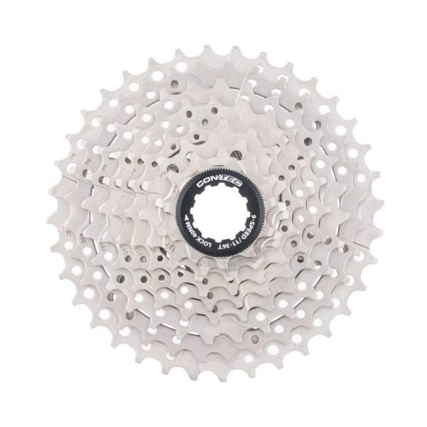 Cassette | Degree Cassette 9S 11-36T Shimano HG – Silver Cassette Cassette