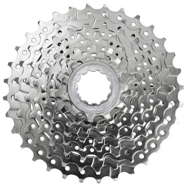 Cassette | HG50 Cassette 11-34 Teeth 8S – Silver Drivetrain (Sports Bike) Cassette