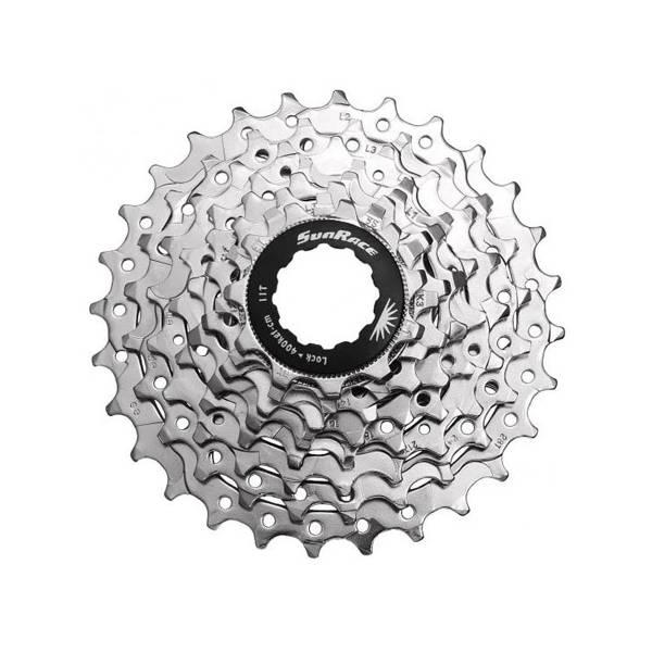 Cassette | Sunrace Cassette 11-28T 7S Shimano Alu – Silver Cassette Cassette