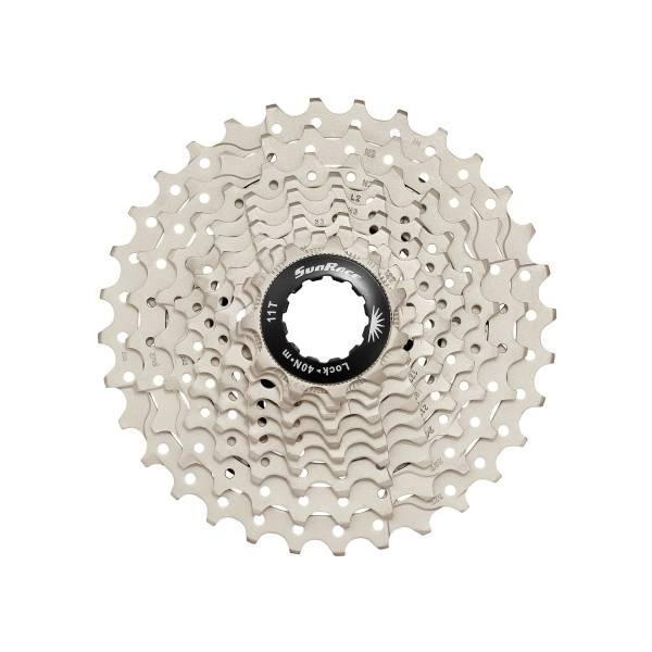 Cassette | Sunrace RS1 Cassette 10S 11-28 Teeth Steel/Alu – Silver Cassette Cassette