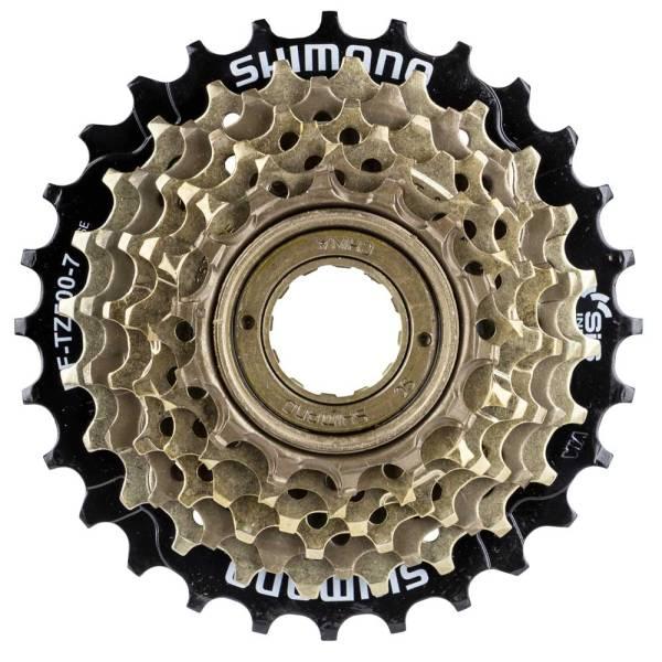 Cassette | TZ500 Cassette 14-28T 7S – Silver/Black Cassette Cassette