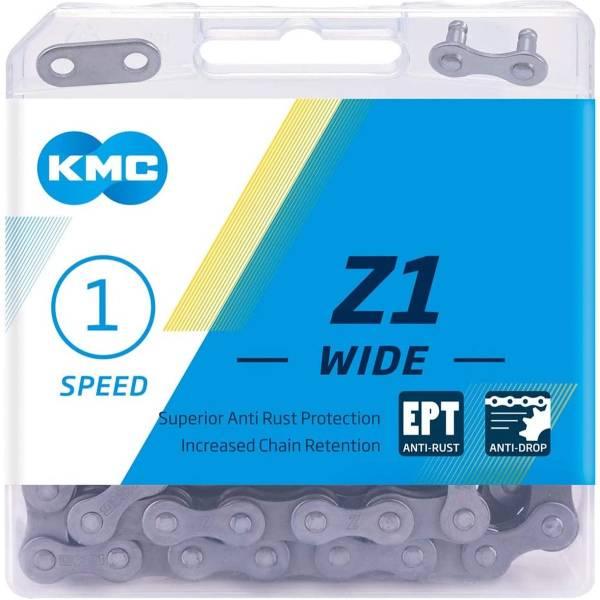 Chain (City) | KMC Z1 EPT Bicycle Chain 1/8" 112 Links – Silver Chain (City) Chain (City)