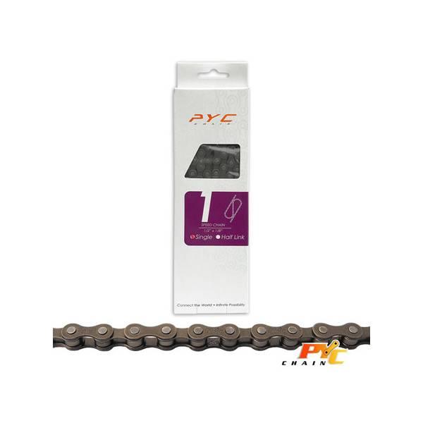 Chain (City) | PYC Bicycle Chain 1/8" 114 Links – Gray Chain (City) Chain (City)