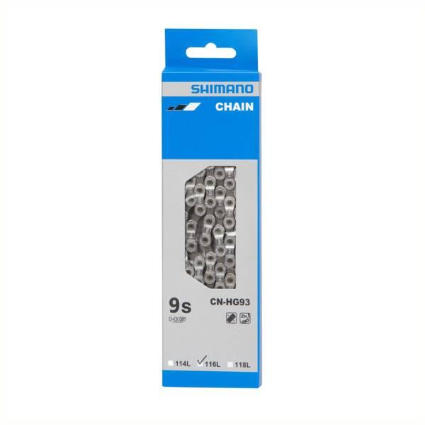 Chain (Sport) | Bicycle Chain CN-HG93 116 Links 9S Grey Chain (Sport) Chain (Sport)