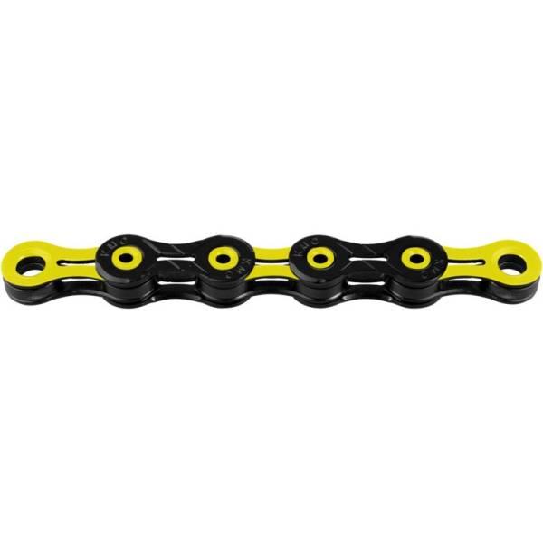 Chain (Sport) | KMC DLC11 Bicycle Chain 11S 11/128" 118 Links – Bl/Yellow Chain (Sport) Chain (Sport)