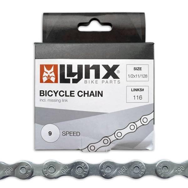 Chain (Sport) | Lynx Bicycle Chain 9 Speed 1/2 x 11/128 – Black Chain (Sport) Chain (Sport)