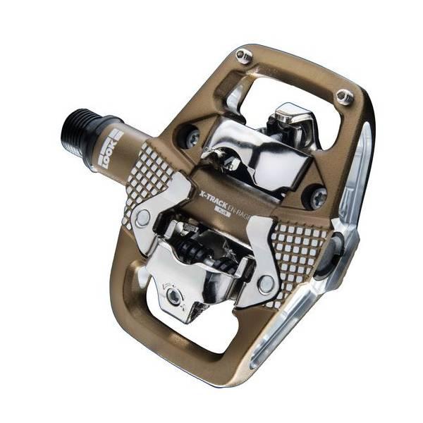 Clipless Pedals | X-Track Rage+ Pedals SPD – Brown/Silver Clipless Pedals Clipless Pedals