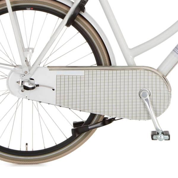 Closed Chain Guard | Cortina Chain Guard 28" U4 Varnished Cloth – Light Gray Chain Guards Closed Chain Guard