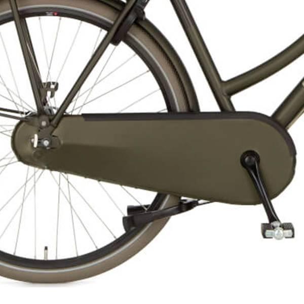 Closed Chain Guard | Cortina Chain Guard Varnished Cloth 28" U4 7S Matt El. Green Chain Guards Closed Chain Guard