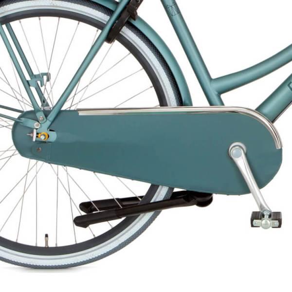 Closed Chain Guard | Cortina Chain Guard Varnished Cloth 28" U4 – Matt Opal Green Chain Guards Closed Chain Guard