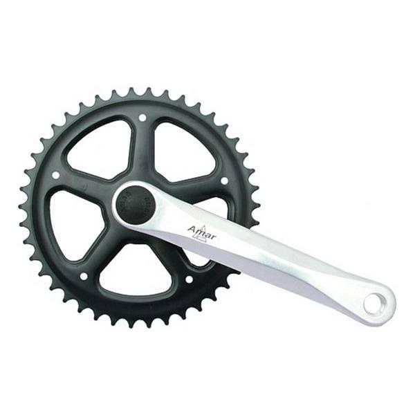 Crankset (City) | Crankset 4-Edge 170Mm Alu 38T Ring From Steel Black Crankset (City) Crankset (City)