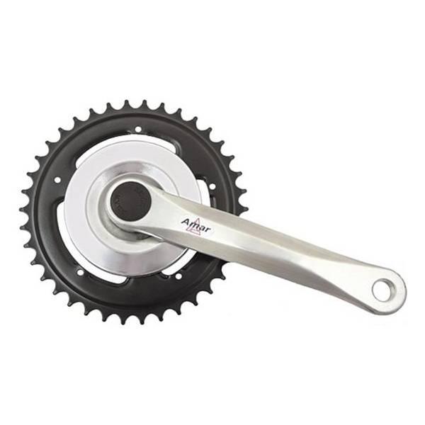 Crankset (City) | Crankset 4-Edge 170Mm Alu 38T Ring Steel Chrome Black Crankset (City) Crankset (City)