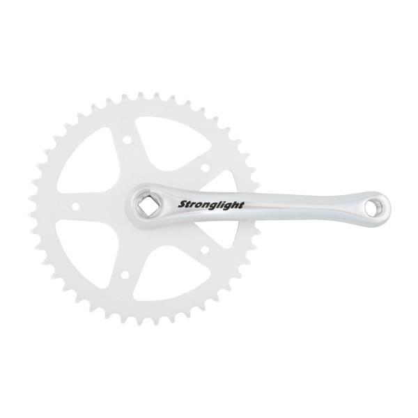 Crankset (City) | Crankset 44T 170mm 1/2×3/32 Cotterless Silver Crankset (City) Crankset (City)