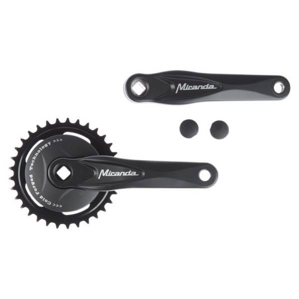 Crankset (City) | Crankset Miranda Without Cotter Pin 33 Tooth 170mm Black Crankset (City) Crankset (City)