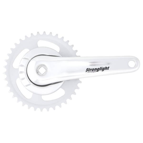 Crankset (City) | Crankset Twin 38T 170mm Cotterless Silver Crankset (City) Crankset (City)