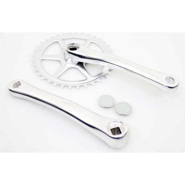 Crankset (City) | HBS Crankset 36 Teeth 170mm – Silver Crankset (City) Crankset (City)