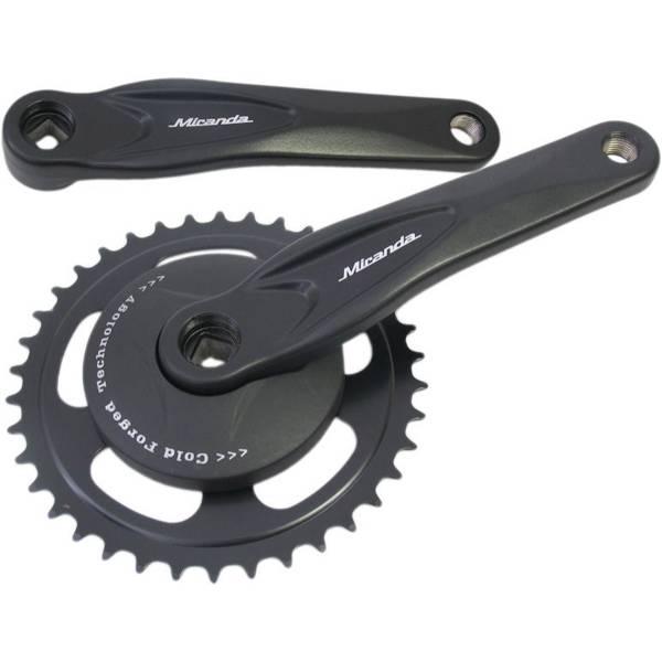 Crankset (City) | Miranda Crankset 38Tands Alfa Black Crankset (City) Crankset (City)