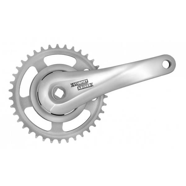 Crankset (City) | S608 Crankset 38T 170mm Nexus – Silver Crankset (City) Crankset (City)