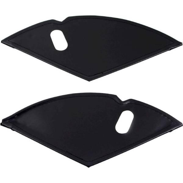 Dress Guards | Dress Guard 24 Inch Varnished Cloth Mat Black Dress Guards Dress Guards