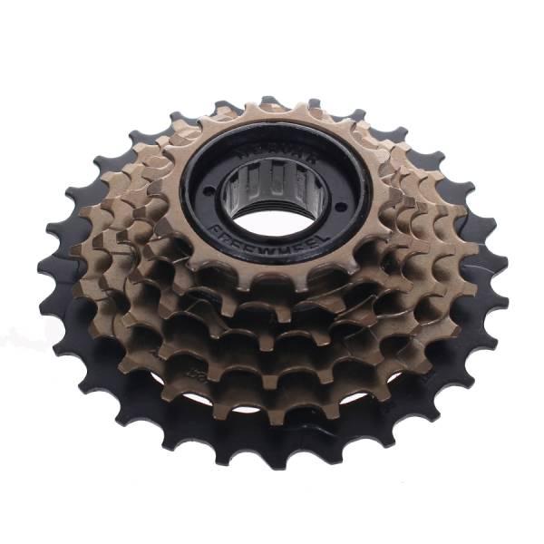 Freewheel | Freewheel 14-28 Teeth 6V – Brown/Black Drivetrain (Sports Bike) Freewheel