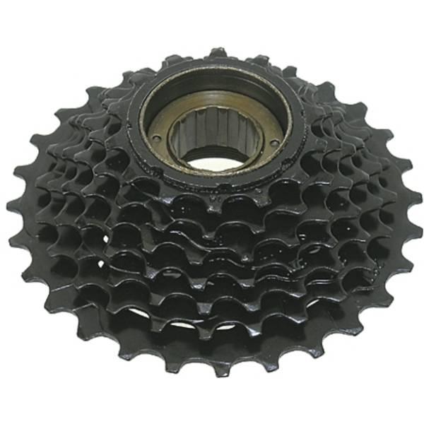 Freewheel | Import Freewheel 13-28T 7S Steel – Black Drivetrain (Sports Bike) Freewheel