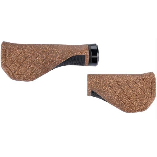 Grips | Merge Trekking Ergo Kork Grips 96/140mm – Brown/Black Grips Grips