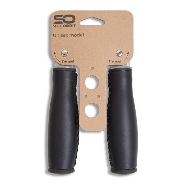 Grips | Selle Orient Grips Imitation Leather 135mm – Black Grips Grips