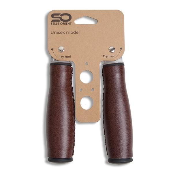 Grips | Selle Orient Grips Imitation Leather 135mm – Brown Grips Grips