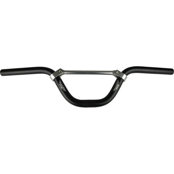 Handlebar | Handlebar BMX 150mm Rise Alu Black with Chrome Spindle Handlebar Handlebar