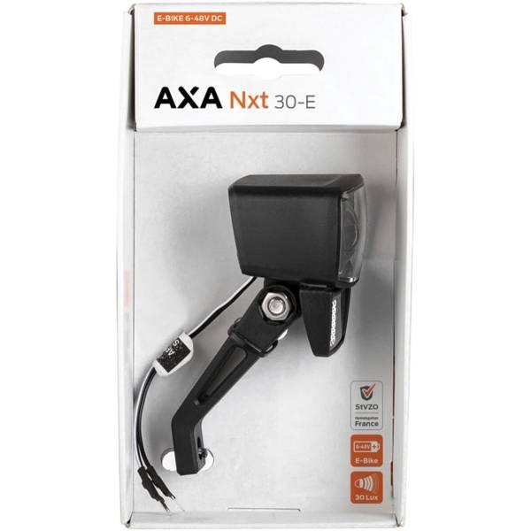 Headlight | Axa NXT 30 Headlight LED E-Bike 6-42V 30 Lux – Black Bicycle Lights Headlight