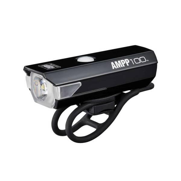 Headlight | Cateye AMPP100 Headlight LED Battery – Black Bicycle Lights Headlight