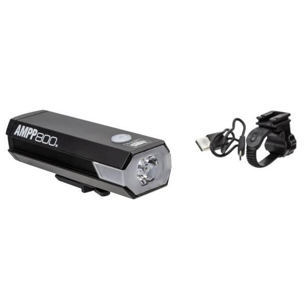 Headlight | Cateye AMPP800 Headlight LED Battery USB – Black Bicycle Lights Headlight