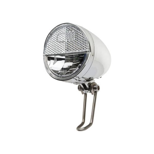 Headlight | Classico Headlight LED E-Bike 6-44V – Chrome Bicycle Lights Headlight