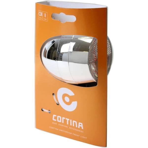 Headlight | Cortina Amsterdam Headlight E-Bike 6-48V – Chrome Bicycle Lights Headlight