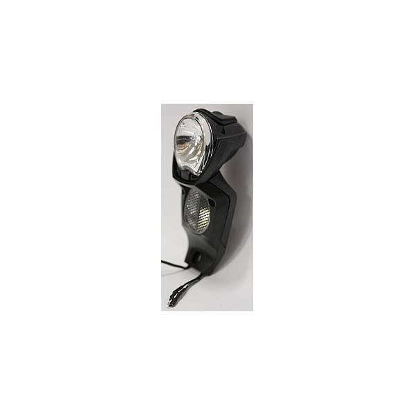 Headlight | Gazelle Headlight Light Vision v2 Hub Dynamo Narrow Black 1 Bicycle Lights Headlight