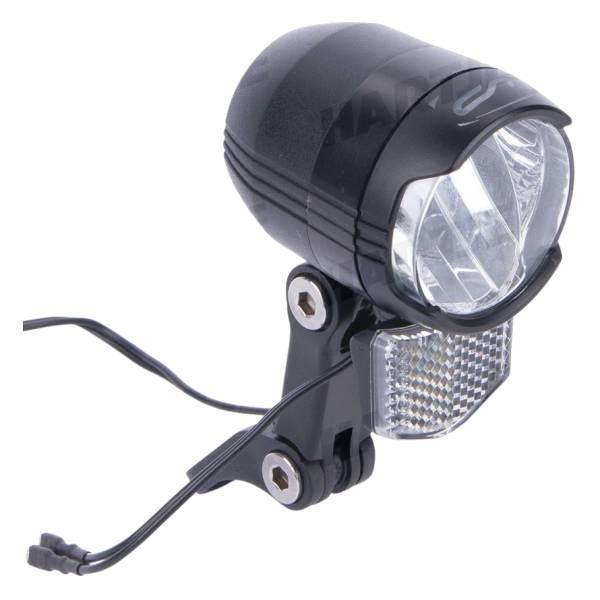 Headlight | Luna 80 N++ Headlight LED Hub Dynamo – Black Bicycle Lights Headlight