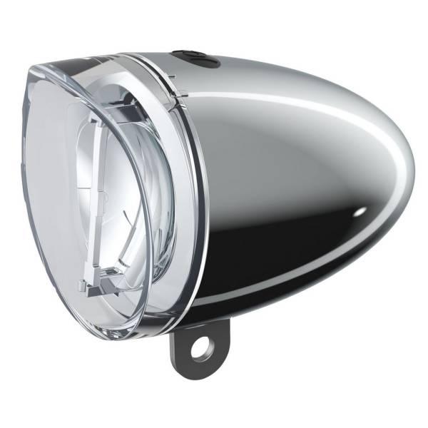 Headlight | Trendo XDOc Headlight LED Hub Dynamo – Chrome Bicycle Lights Headlight