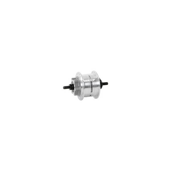 Hubs | Hub Dynamo DH-3D32 36 Hole 6V / 3W Disc QR Silver Bicycle Wheels Hubs